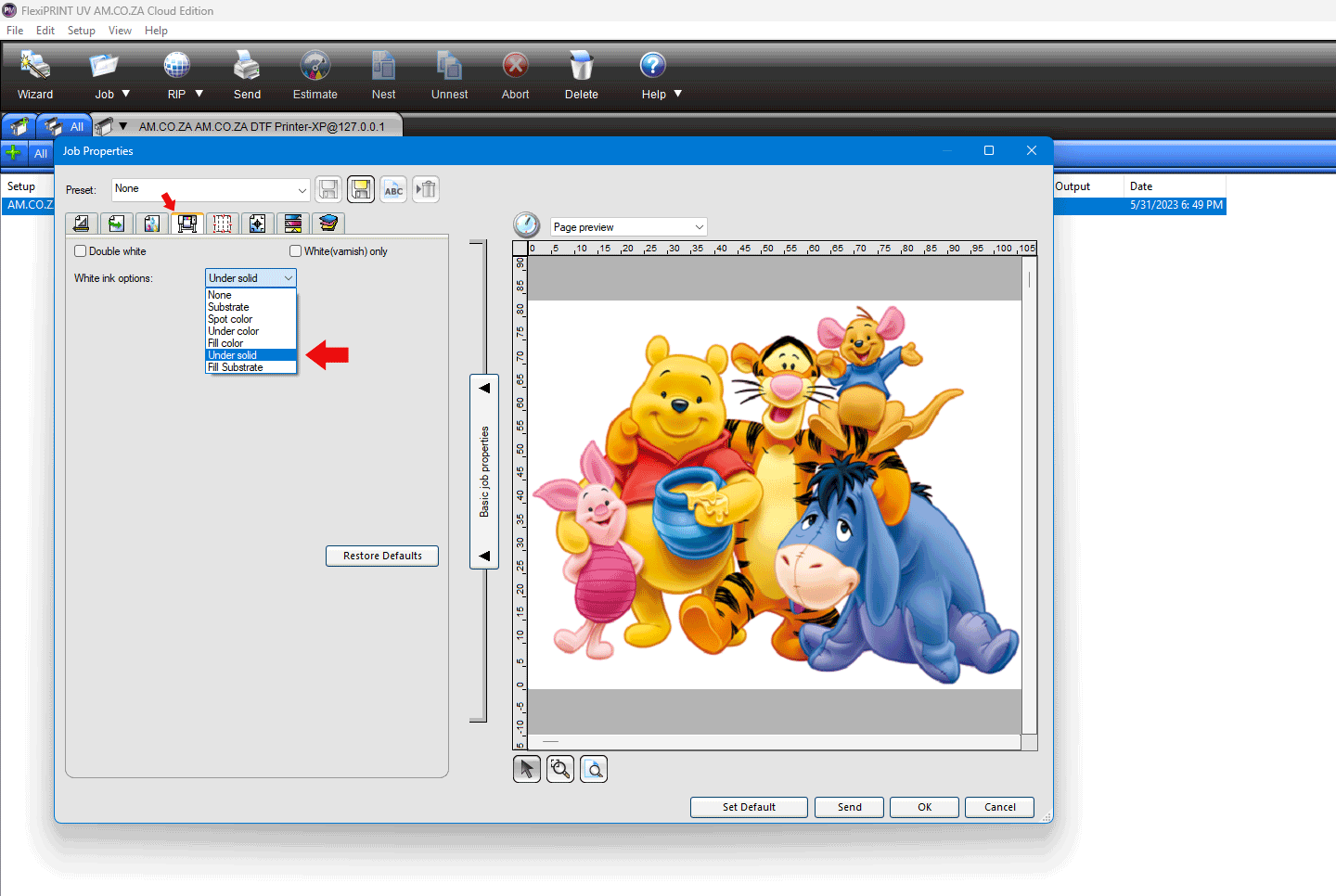 Print White Ink Guideline and Sample Files / directTOFILM DTF Textile